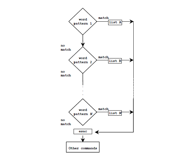 The case Structure flowchart