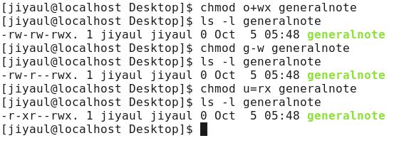 chmode command