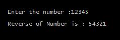 Output of Program in C to reverse a number using pointer